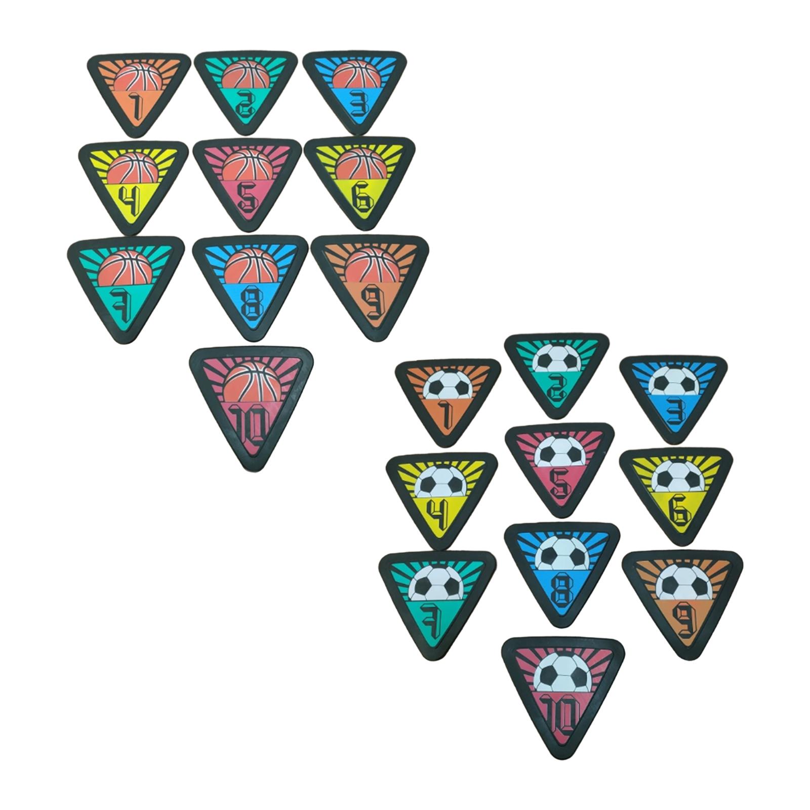 10x Numbered Floor Spot Marker - đánh giá và giá Shock Absorbing Gym Trainers